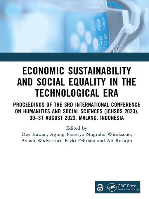 Title details for Economic Sustainability and Social Equality in the Technological Era by Dwi Irawan - Available